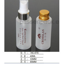 Garrafa plástica 150ml geada do animal de estimação para a embalagem do líquido dos cuidados com a pele